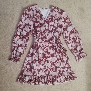 Floral Tie Dress (Medium)